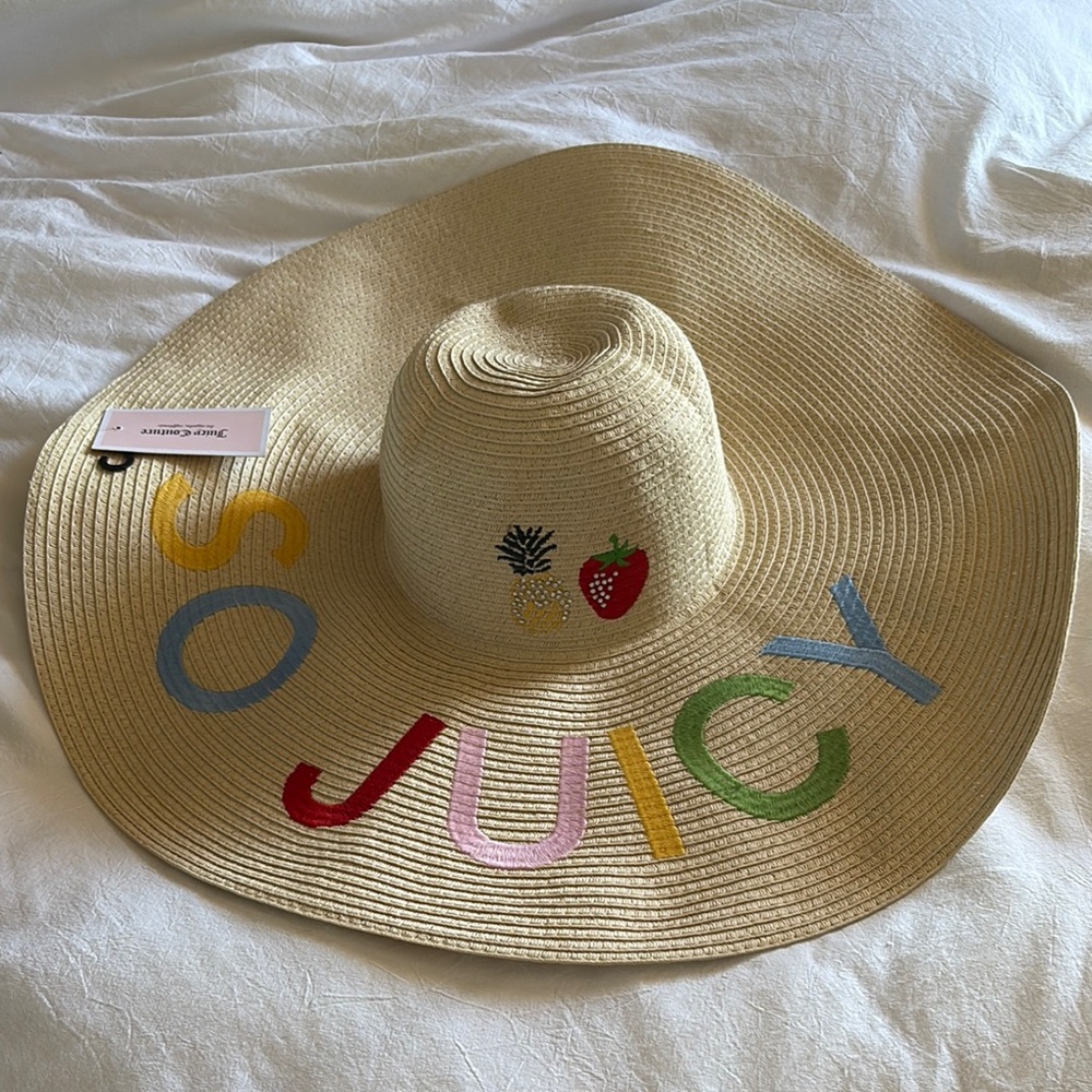 Juicy Couture Straw Hat Strawberry